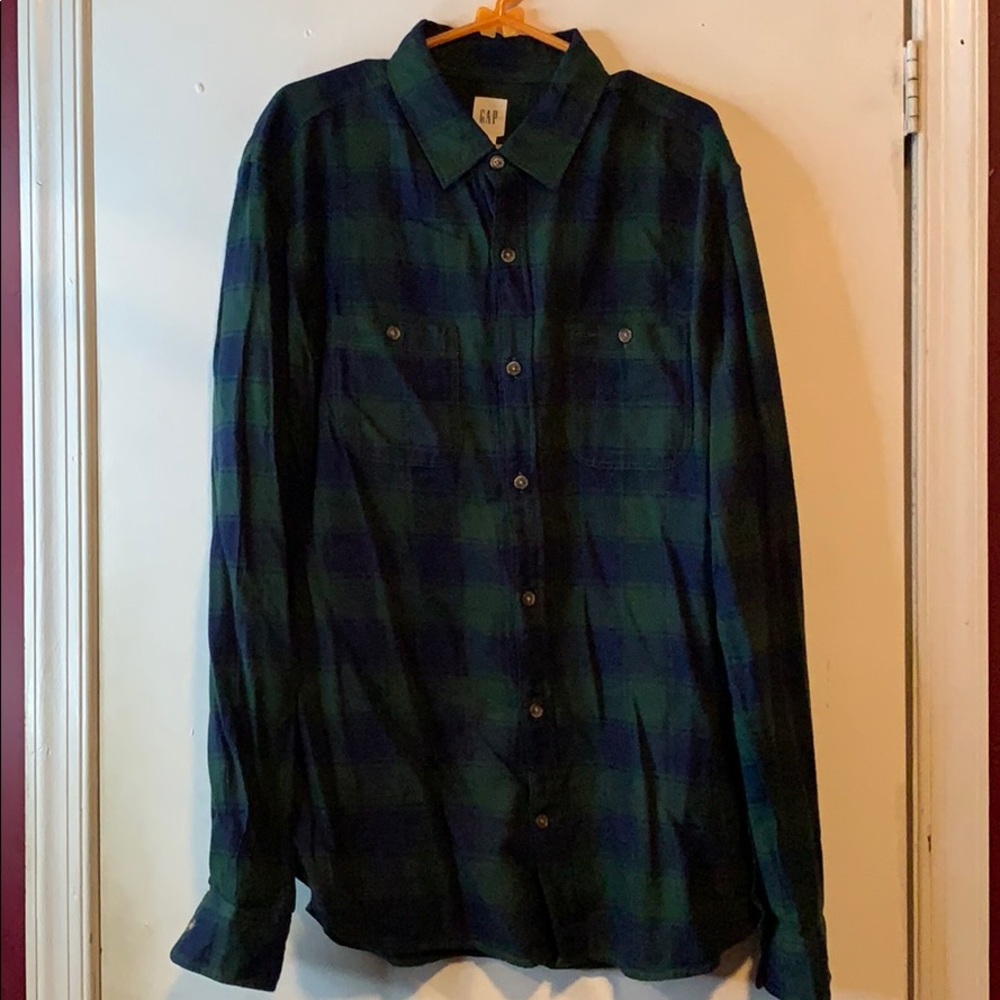 Gap Casual Long Sleeve Men’s Button Up Size Large